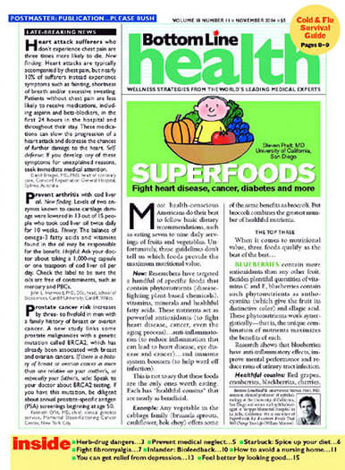 Bottom Line/Health Magazine Subscription