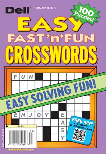 Dell's Best Easy Fast 'n' Fun Crosswords Magazine Subscription