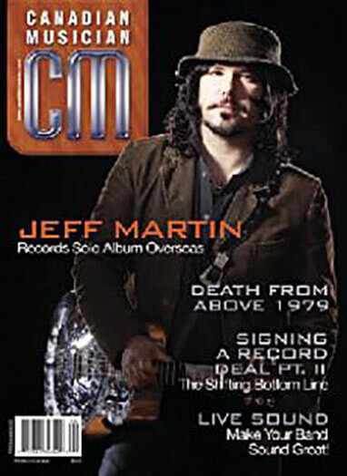 Canadian Music Magazine Subscription