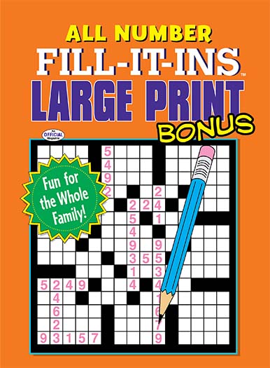 All Number Fill-It-Ins-Bonus Magazine Subscription