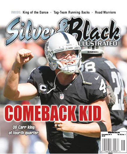 Raiders Silver & Black Illustrated Magazine Subscription