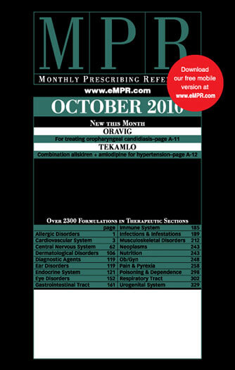 Monthly Prescribing Reference Magazine Subscription