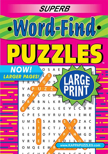 Superb Word-Find Large Print Magazine Subscription